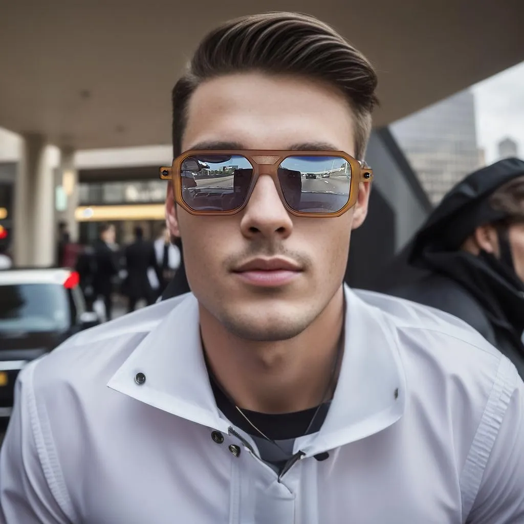 FEISEDY Vintage Square 70s Flat Aviator Sunglasses Women Men Classic Retro Stylish Frame UV400 Sunglasses B2622