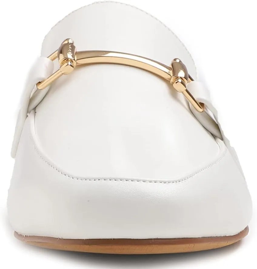 Feversole Women's Fashion Trim Deco Loafer Slippers