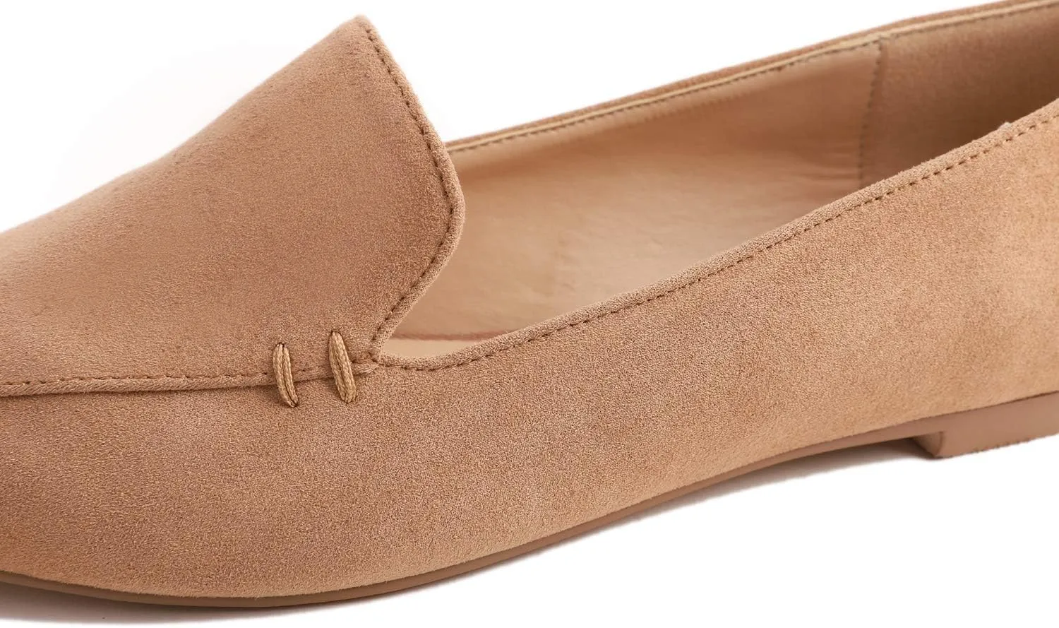 FEVERSOLE Women's Loafer Flat Pointed Fashion Slip On Comfort Driving Office Shoes