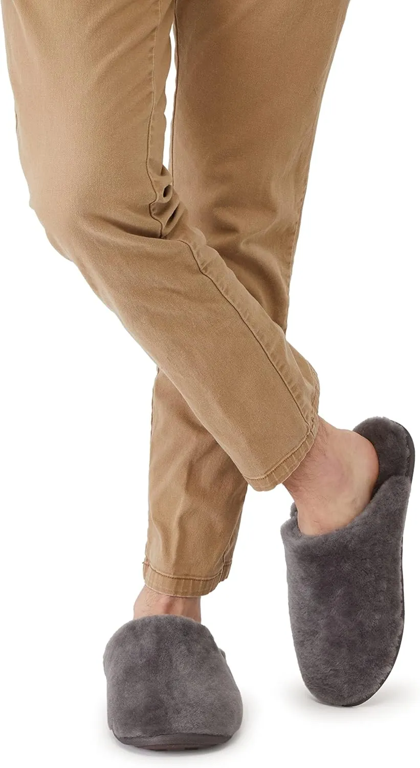 Fireside by Dearfoams Men's Broome Shearling Scuff Slipper