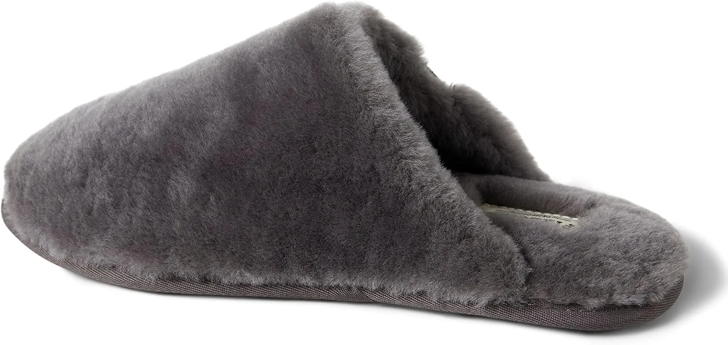 Fireside by Dearfoams Men's Broome Shearling Scuff Slipper
