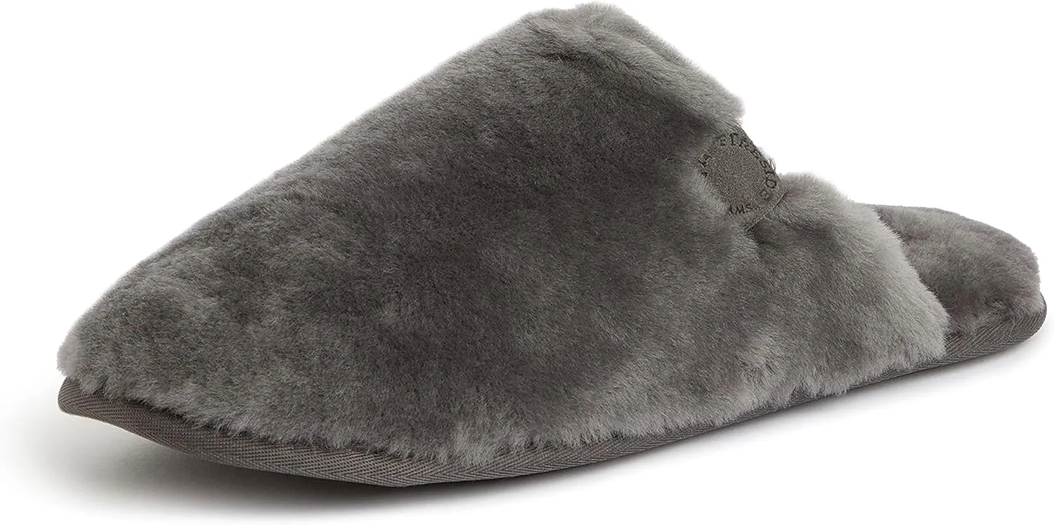 Fireside by Dearfoams Men's Broome Shearling Scuff Slipper