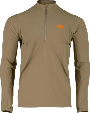 First Lite Men's Trace Quarter Zip - Ultralight Breathable Camo Hunting Shirt