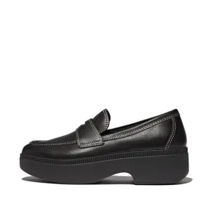 FitFlop x Song Hye Kyo<br>F-LUMA Contrast-Stitch Demi-Wedge Loafers