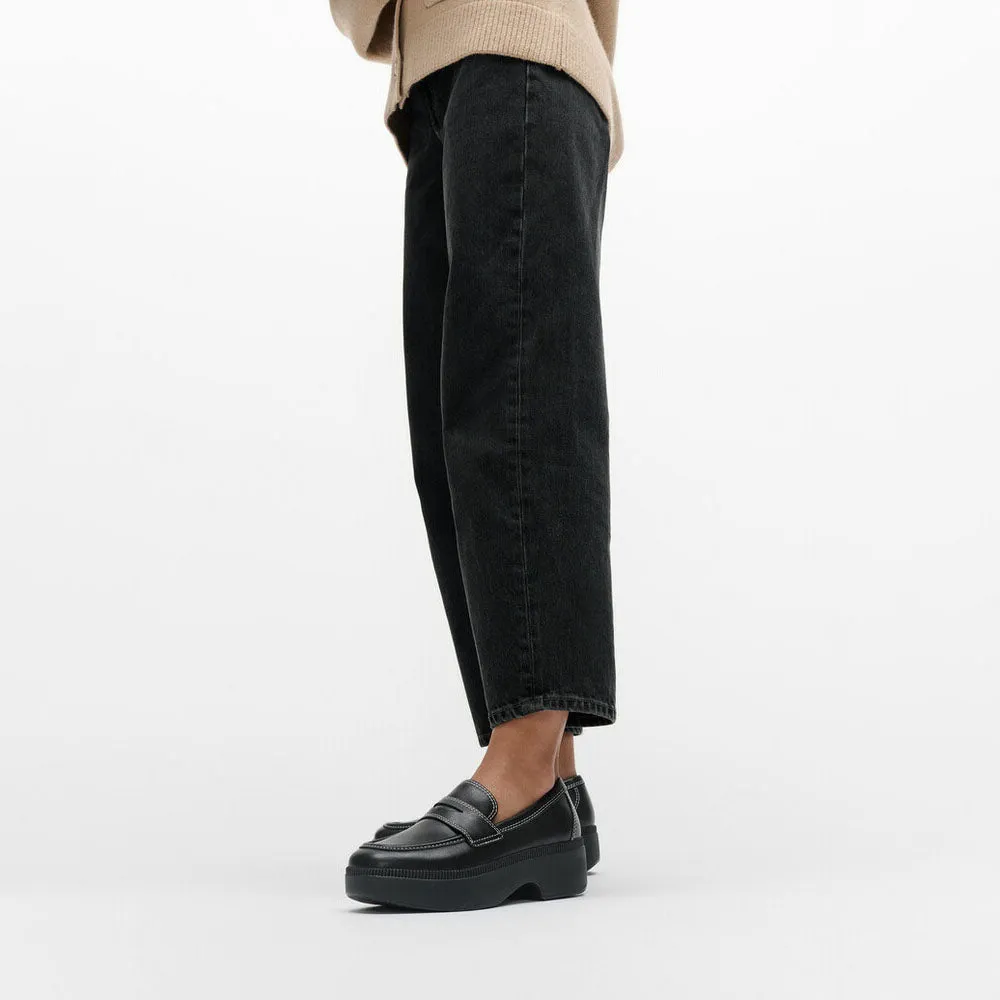FitFlop x Song Hye Kyo<br>F-LUMA Contrast-Stitch Demi-Wedge Loafers