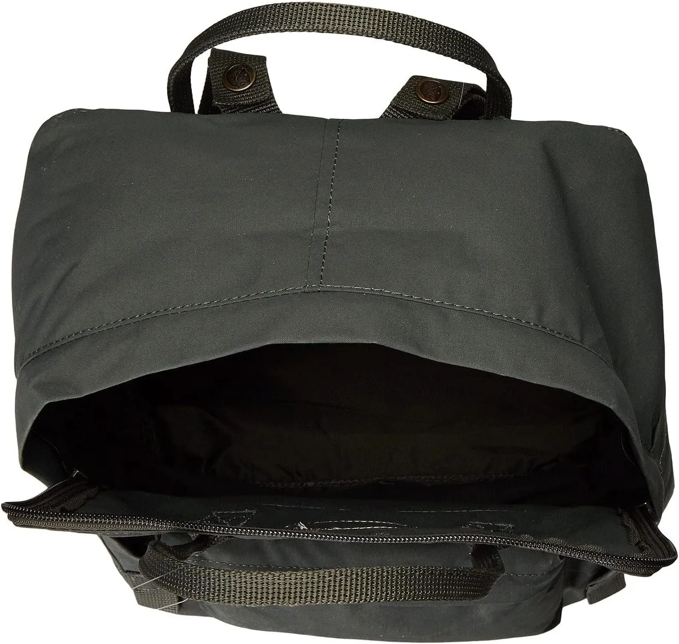 Fjällräven Kånken Unisex Travel Backpack - Side Slip Pocket - Adjustable Shoulder Straps - Dual Top Handles Forest Green One Size One Size