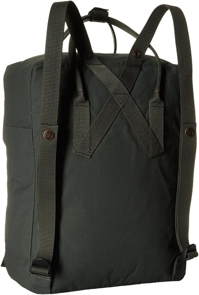 Fjällräven Kånken Unisex Travel Backpack - Side Slip Pocket - Adjustable Shoulder Straps - Dual Top Handles Forest Green One Size One Size
