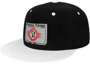 Flag of The Omaha Tribe of Nebraska & Iowa Snapback Hat Flat Bill Hat Baseball Cap for Men Women Flat Brim Hats