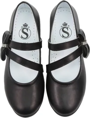 Flower Girls Mary Janes Dress Shoes Flat Birthday Wedding Footwear