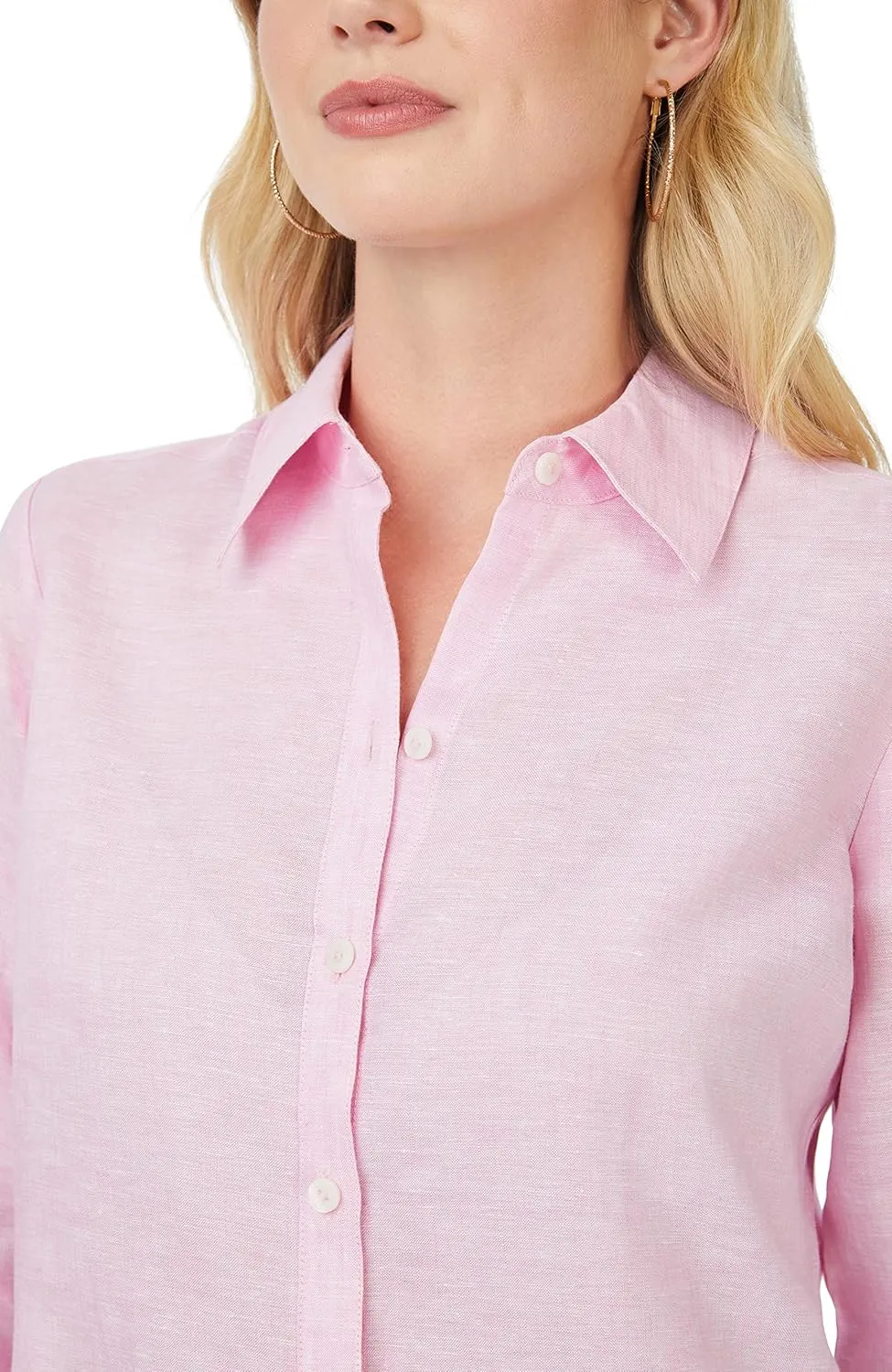 Foxcroft Women's Jordan Long Sleeve Linen Shirt