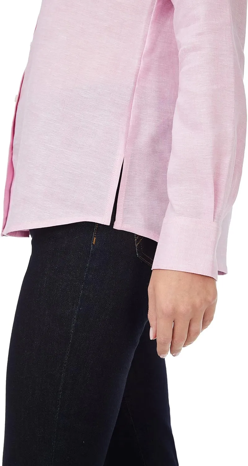 Foxcroft Women's Jordan Long Sleeve Linen Shirt