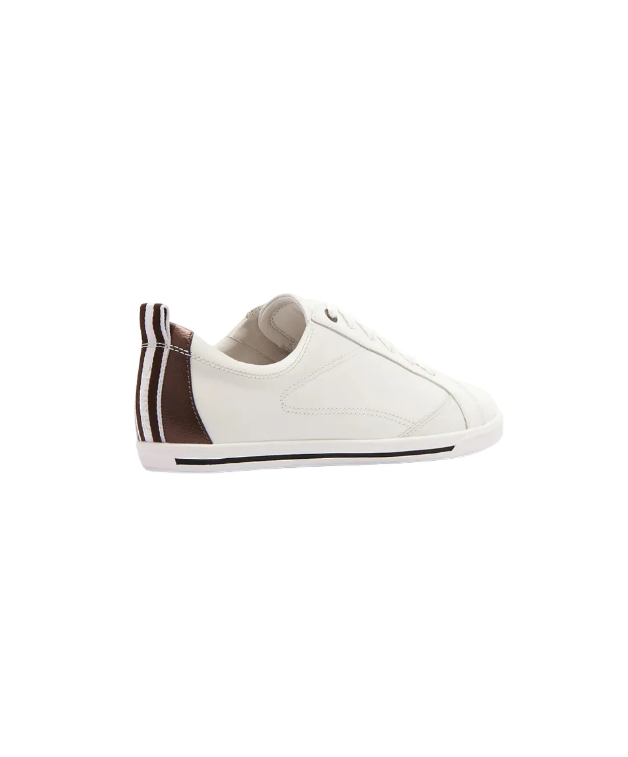 Frankie4 Asher White Bronze Sneaker