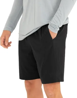 Free Fly Men's Lined Breeze Short 7" Inseam - Quick-Dry Moisture-Wicking Shorts with Boxer Brief Liner Sun Protection UPF 50 