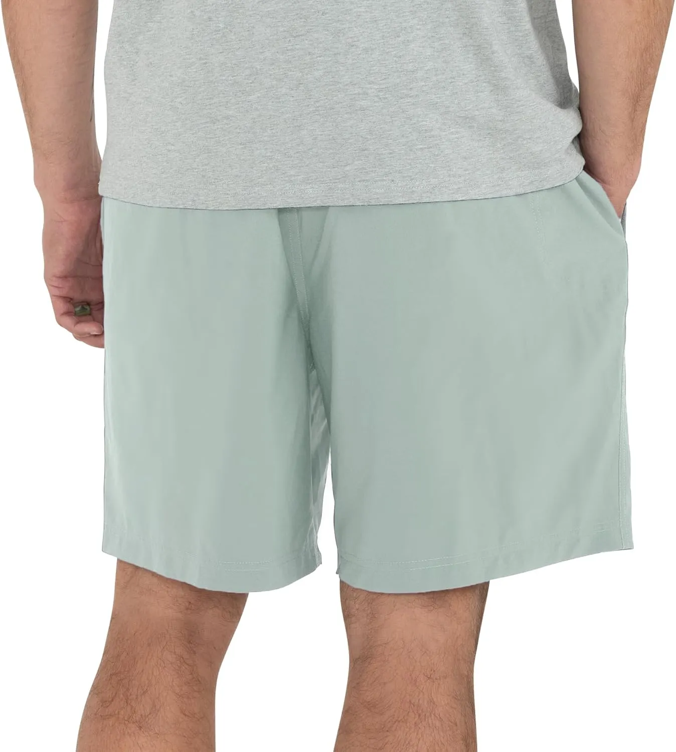 Free Fly Men's Lined Breeze Short 7" Inseam - Quick-Dry Moisture-Wicking Shorts with Boxer Brief Liner Sun Protection UPF 50 