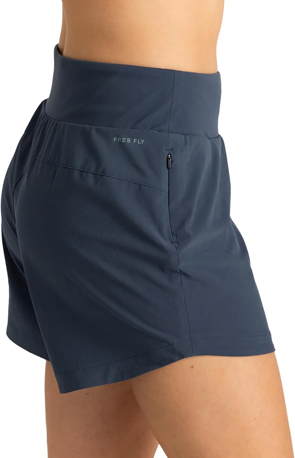 Free Fly Women's Lined Active Breeze Short - Odor Control, Sun Protection UPF 50  Womens Exercise Shorts - 5" Inseam