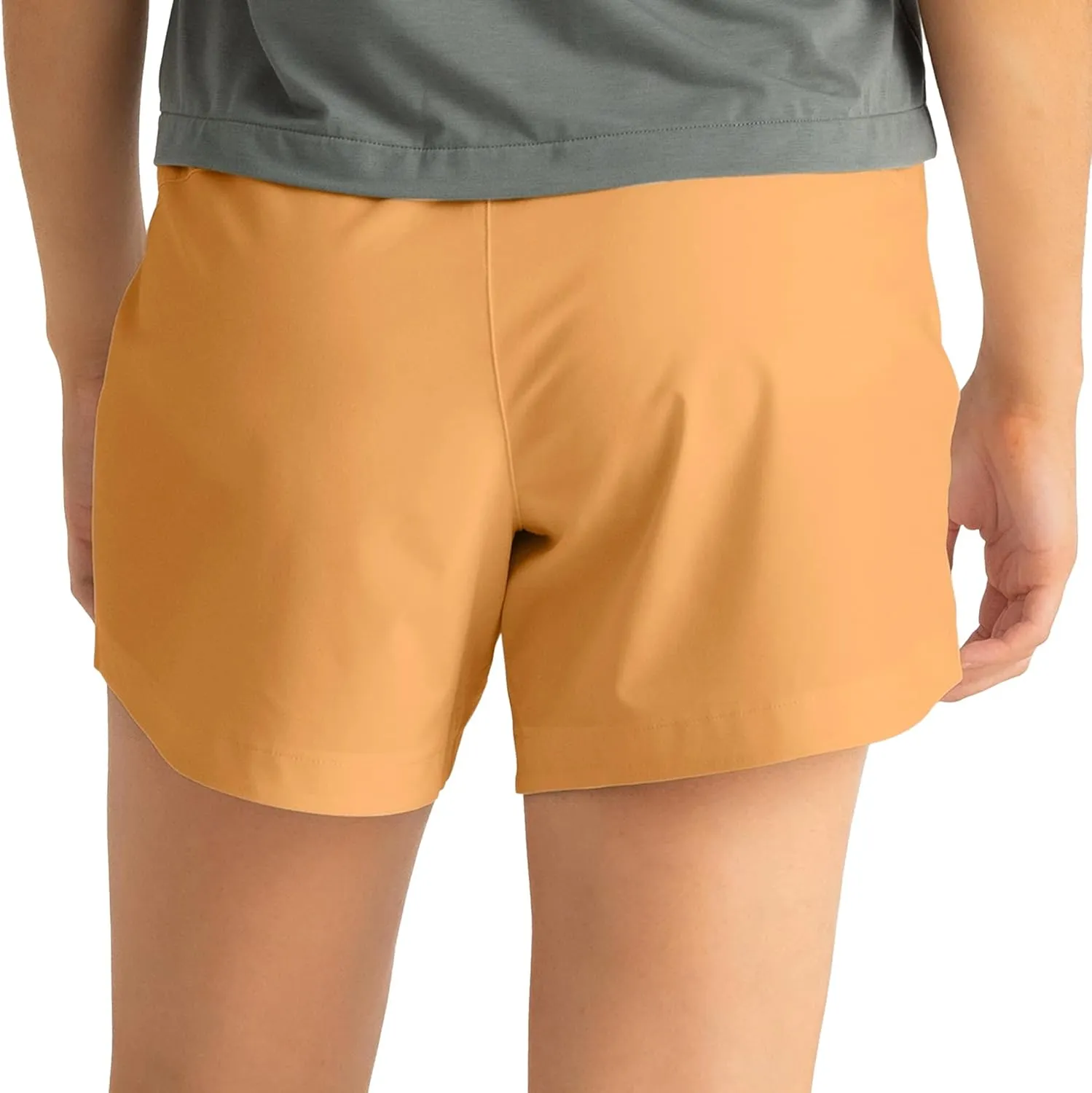 Free Fly Women's Lined Active Breeze Short - Odor Control, Sun Protection UPF 50  Womens Exercise Shorts - 5" Inseam