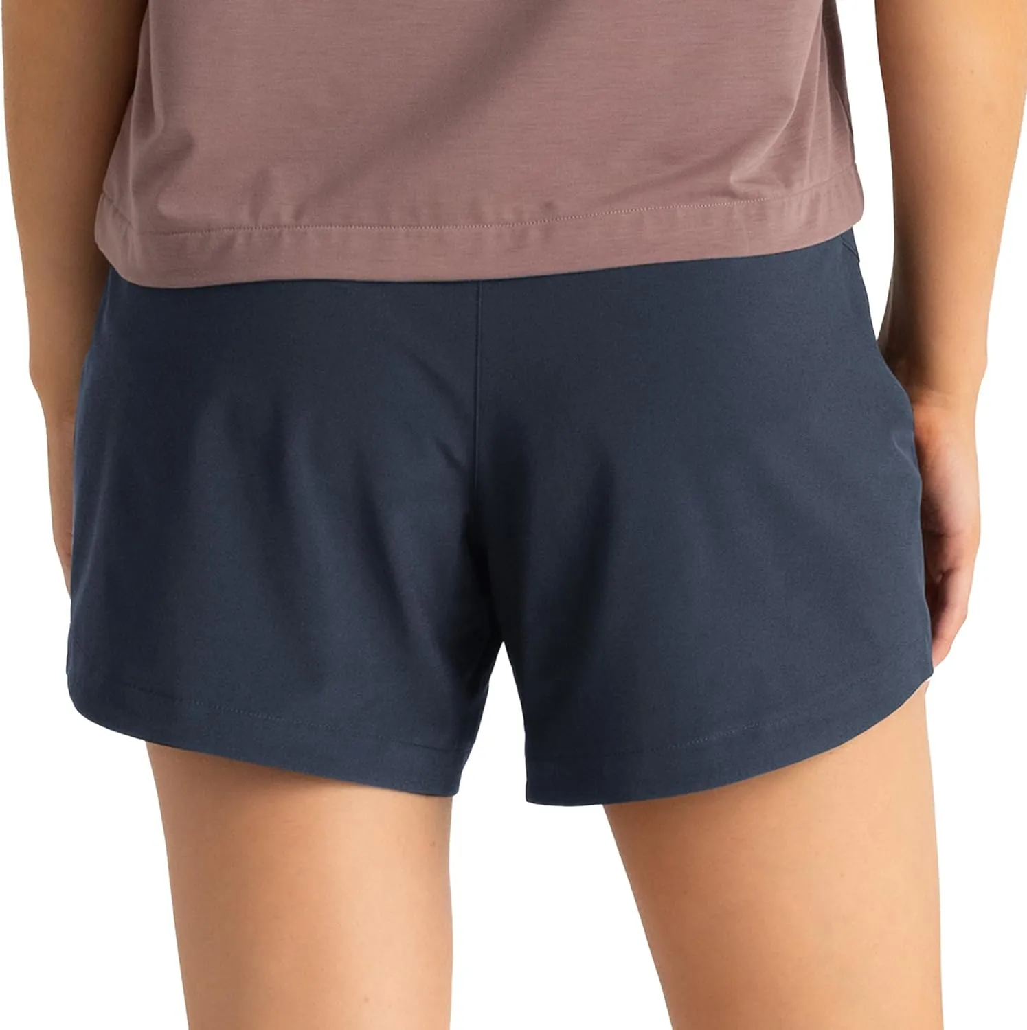 Free Fly Women's Lined Active Breeze Short - Odor Control, Sun Protection UPF 50  Womens Exercise Shorts - 5" Inseam
