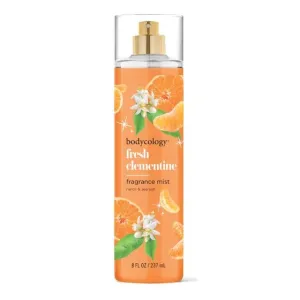 Fresh Clementine Bodyc.ology Fragrance Body Mist, 8 fl oz, Citrus and Sea Salt Scent, pack 1