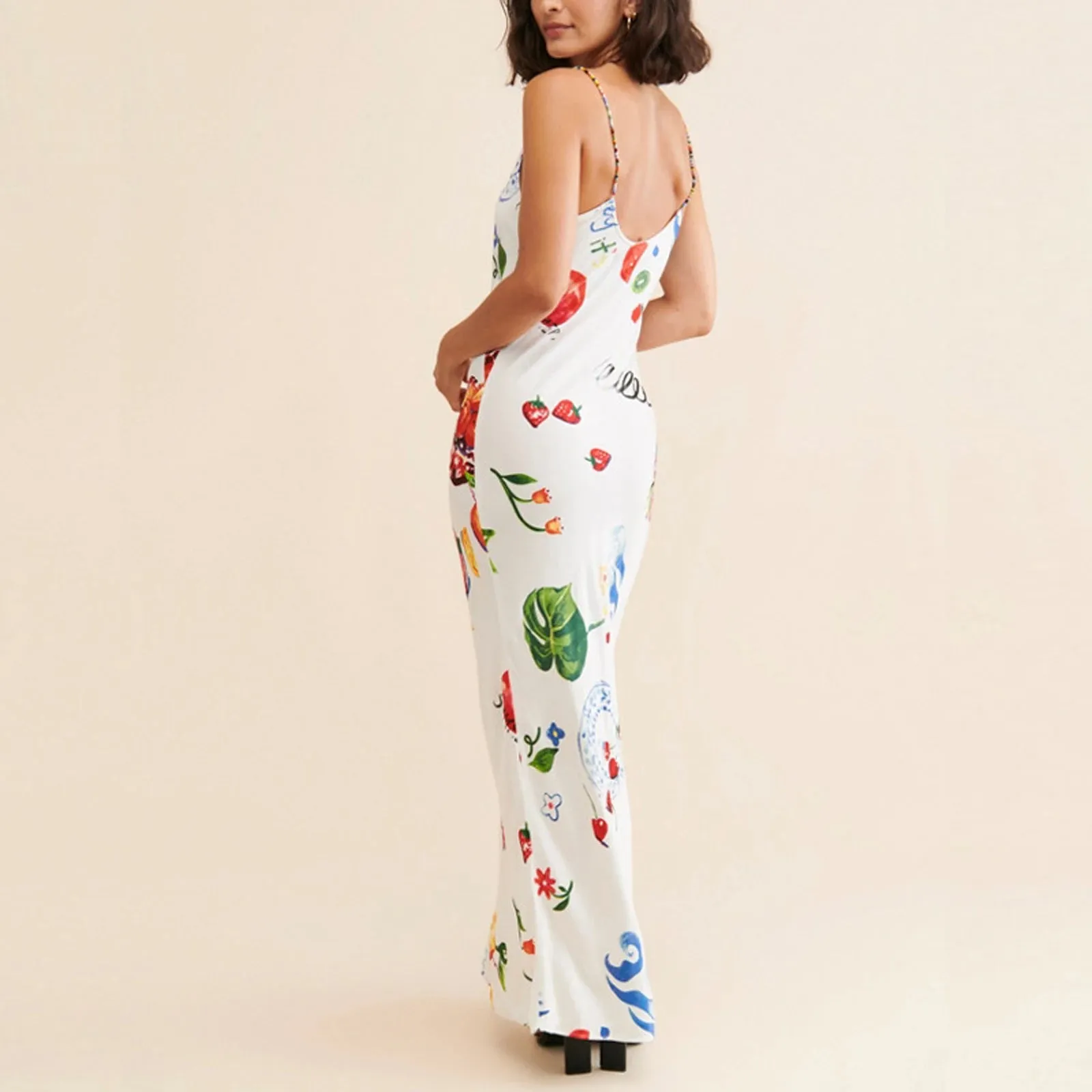 Fruit Slip Maxi Dress
