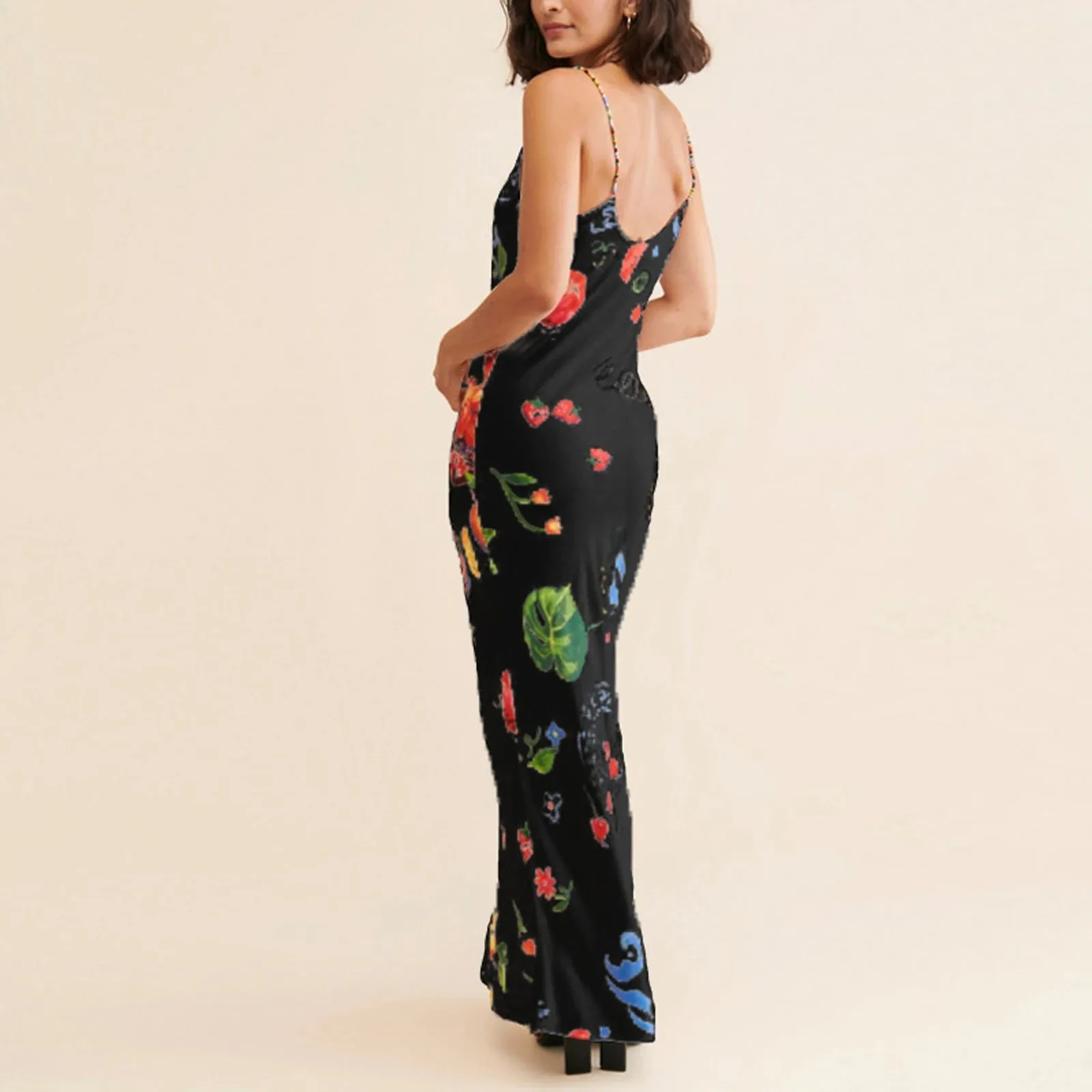 Fruit Slip Maxi Dress