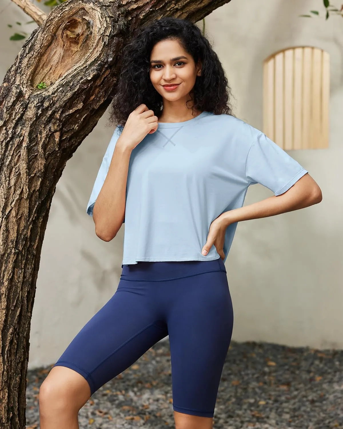 G4Free Lightweight Womens Workout Tops Loose Fit Short Sleeve Summer T Shirts Athletic Gym Tees Basic Yoga Shirts Casual