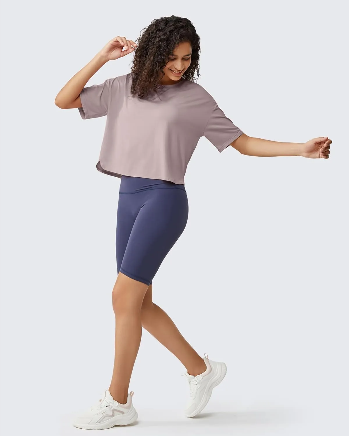 G4Free Lightweight Womens Workout Tops Loose Fit Short Sleeve Summer T Shirts Athletic Gym Tees Basic Yoga Shirts Casual