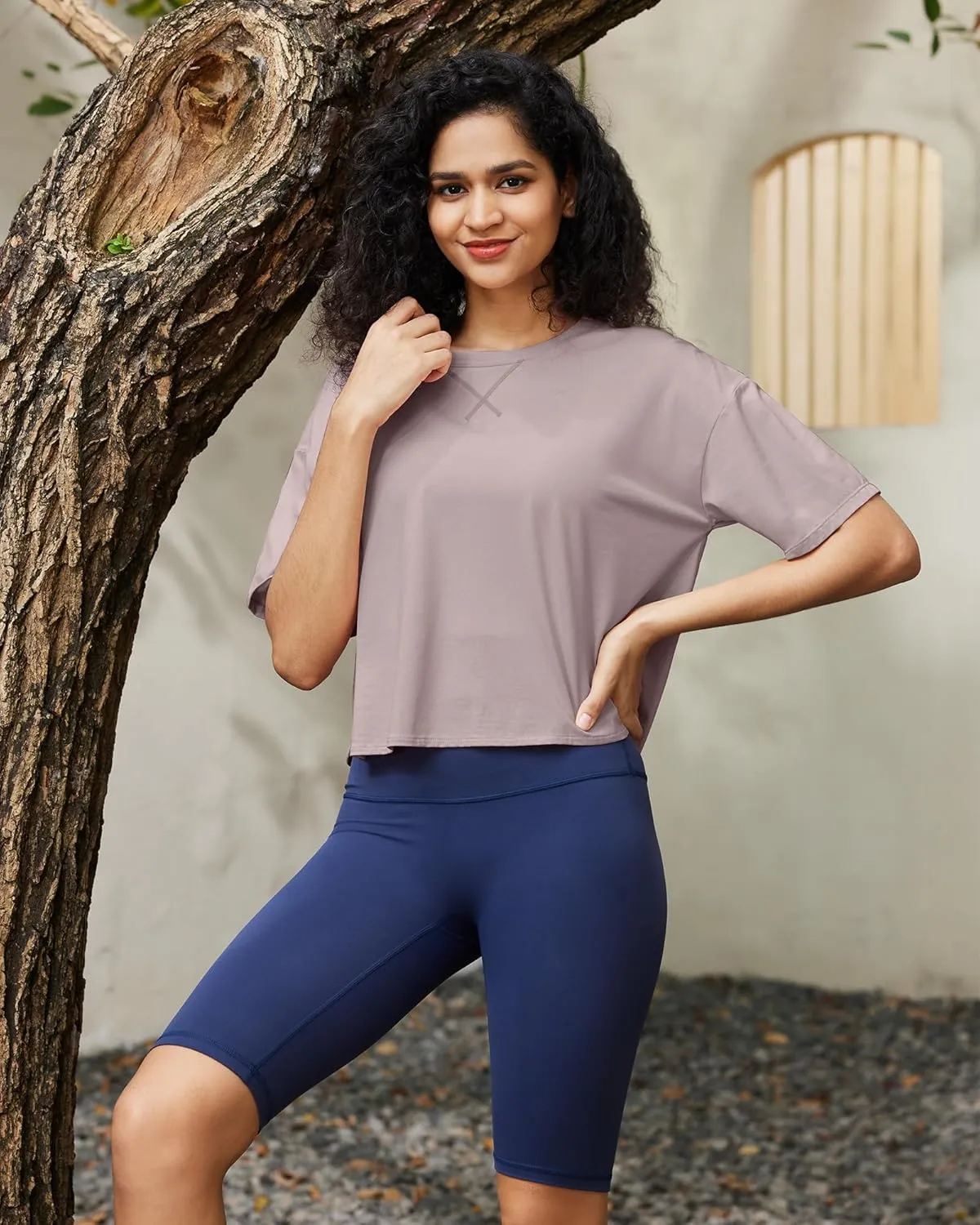 G4Free Lightweight Womens Workout Tops Loose Fit Short Sleeve Summer T Shirts Athletic Gym Tees Basic Yoga Shirts Casual