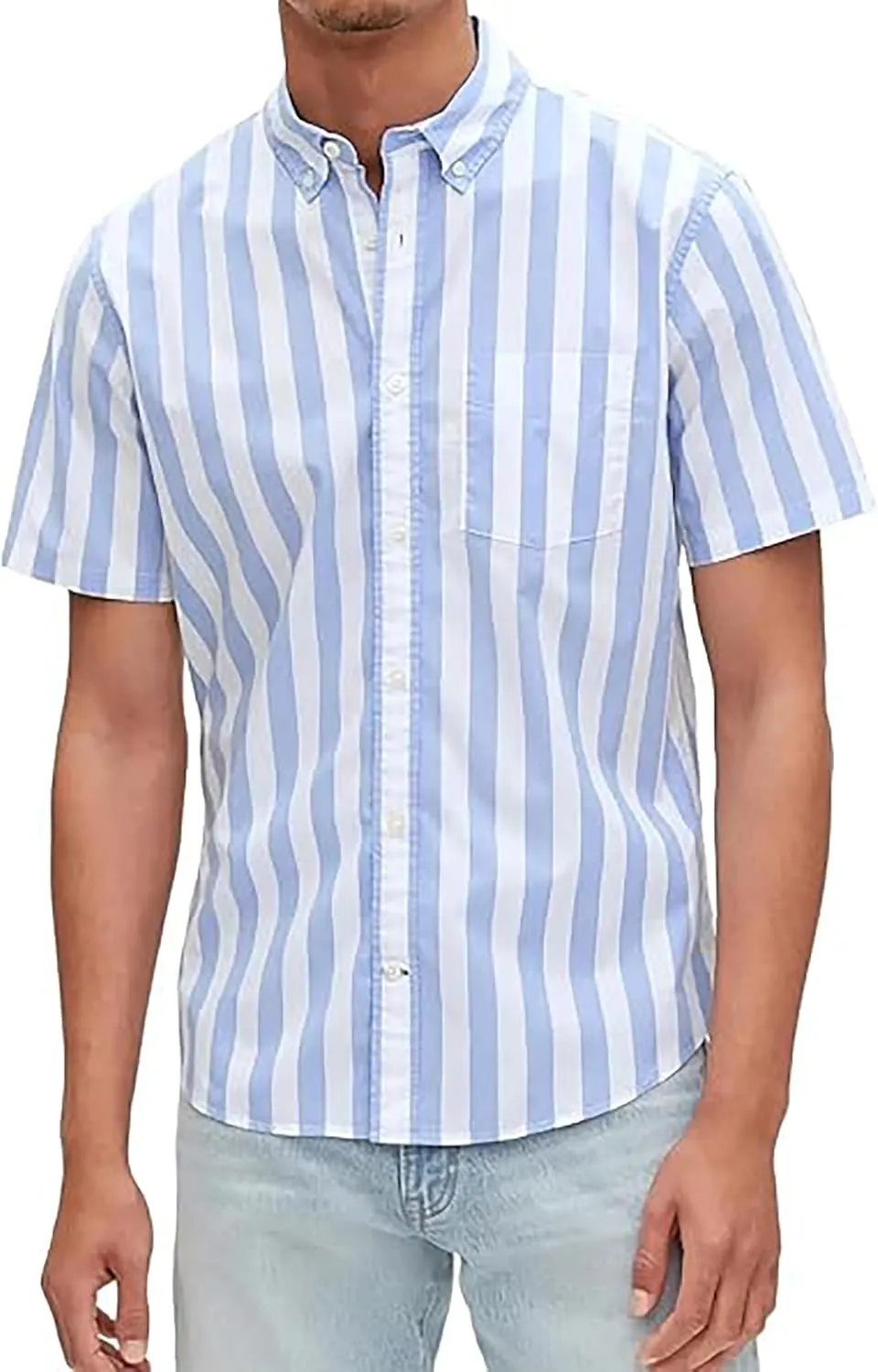 GAP Men's Stretch Poplin Shirt
