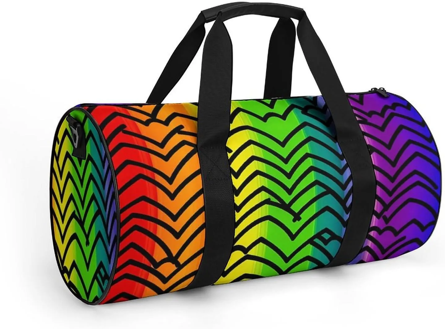 Gay Pride Rainbow Pattern Duffel Bag for Men Women Gym Bag Sports Small Overnight Bag for Travel Weekender