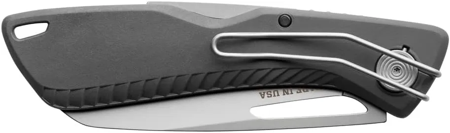 Gerber Gear SharkBelly Knife, 3.25" Serrated Edge Folding Knife, EDC Gear and Equipment, Grey
