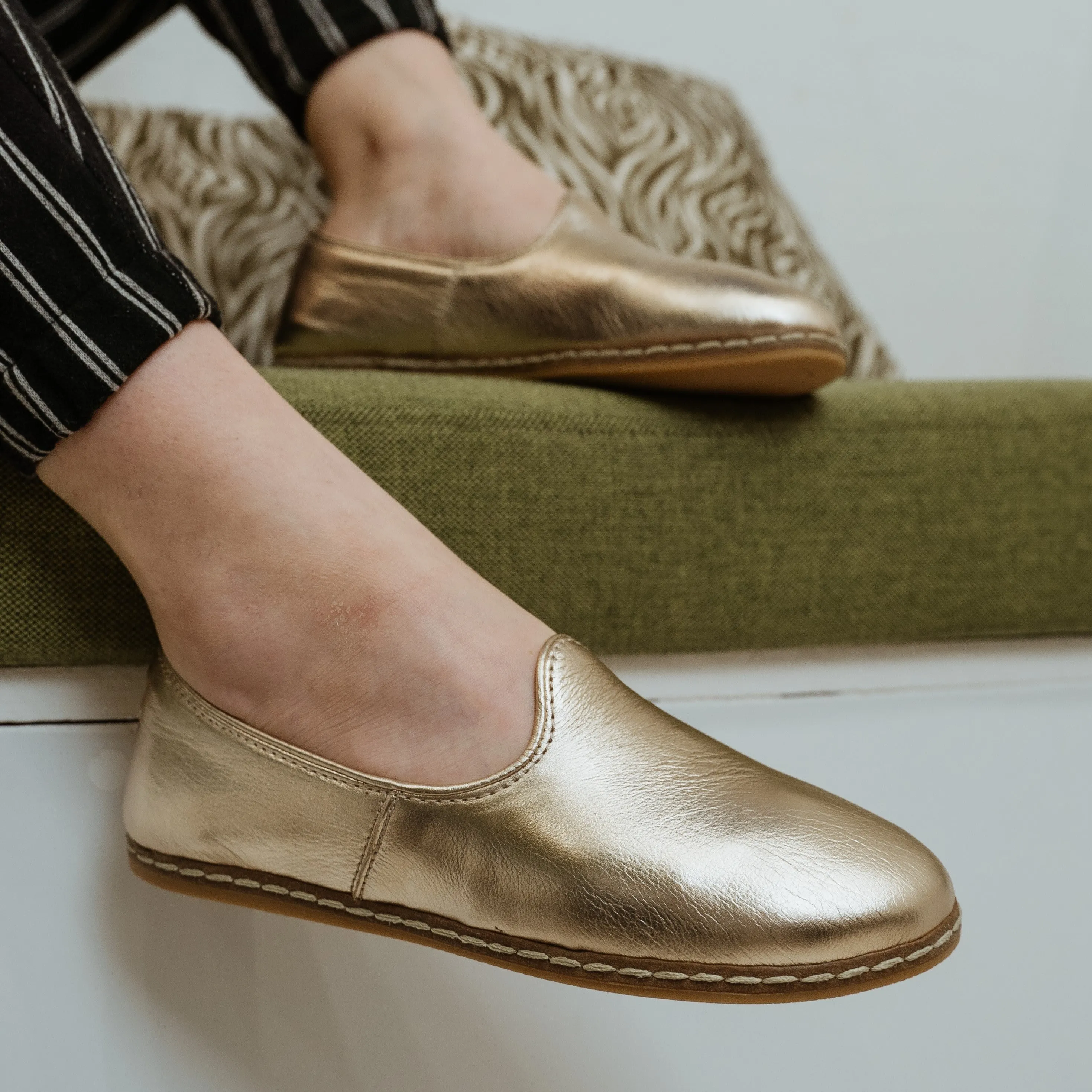 Gold Slip-On