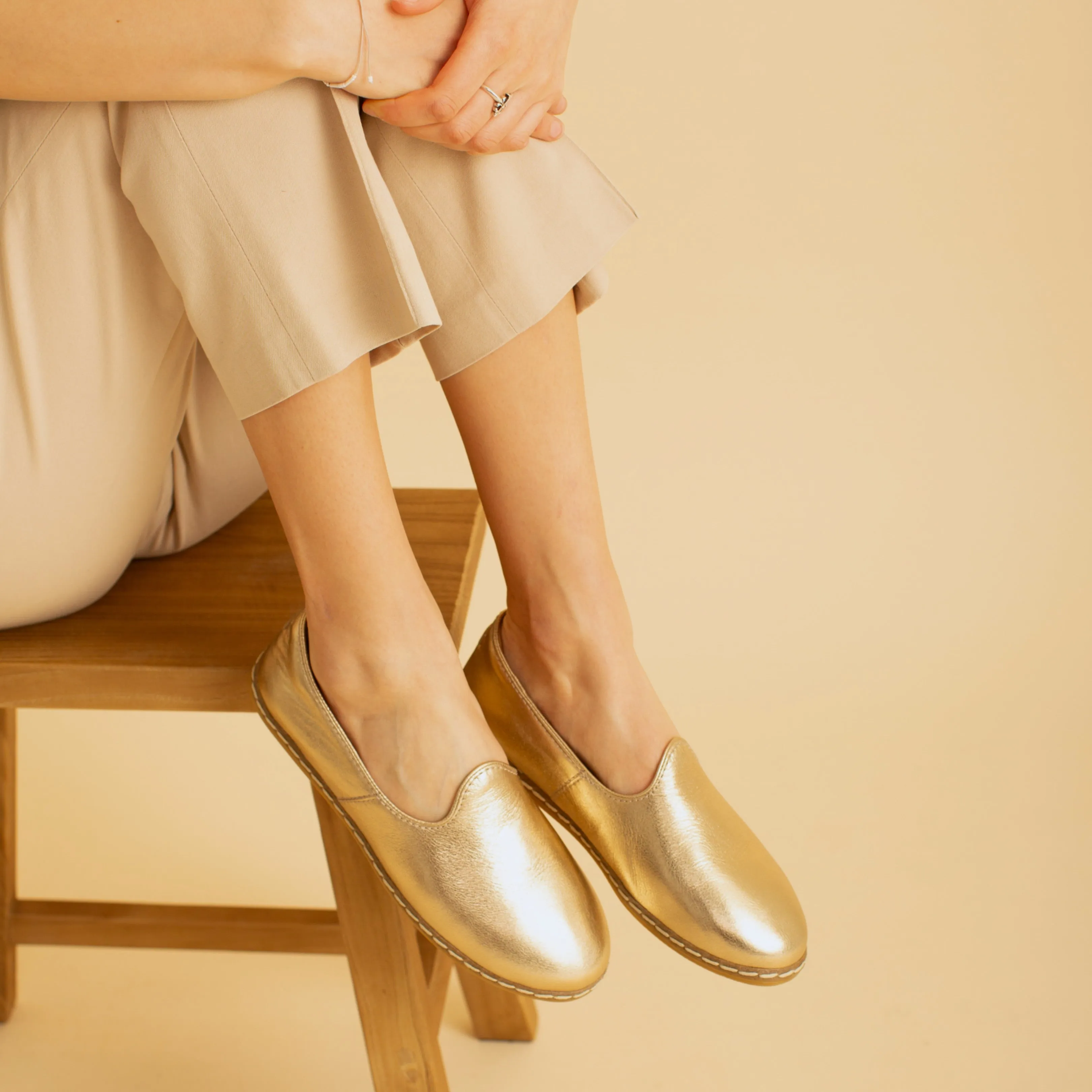 Gold Slip-On