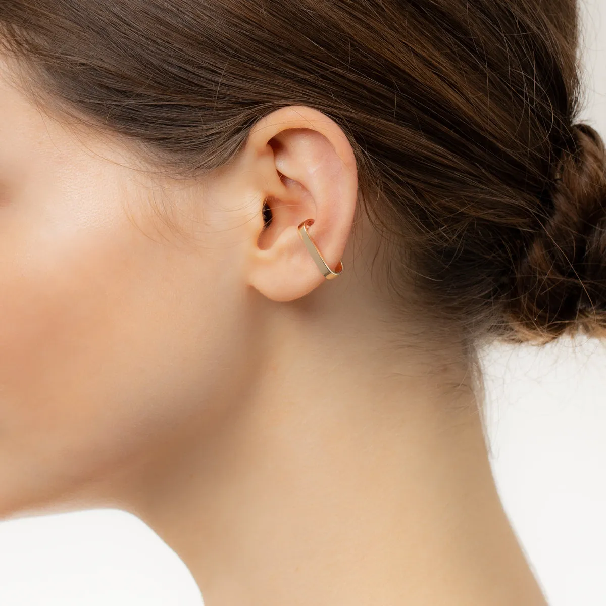 GOSSAMER Oblong Flat Ear Cuff