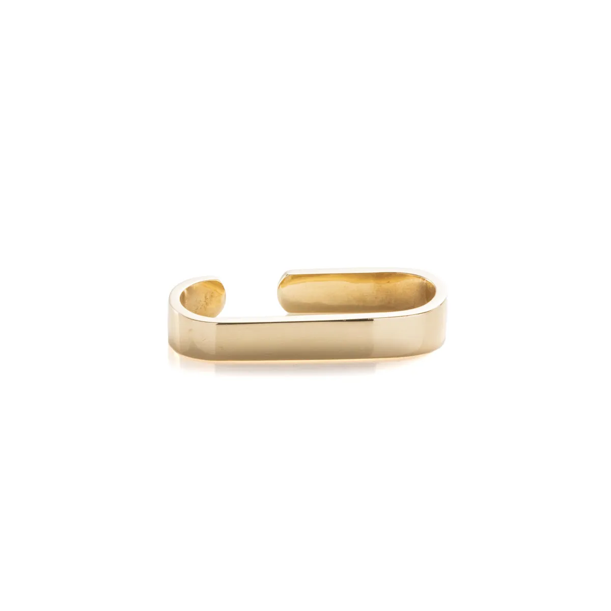 GOSSAMER Oblong Flat Ear Cuff