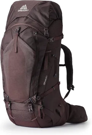 Gregory Deva 60L Women's Dayhiking/Backpacking Pack, Freefloat Suspension, AirCushion Breathable Backpanel, Alloy Frame, Medium, Eggplant