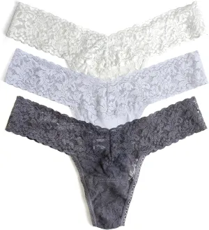 hanky panky - Signature Lace Low Rise Thongs for Women | Lacy Lingerie, Underwear Panties | 3 or 5 pack | One Size 4-14