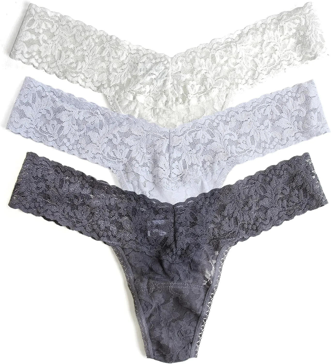 hanky panky - Signature Lace Low Rise Thongs for Women | Lacy Lingerie, Underwear Panties | 3 or 5 pack | One Size 4-14
