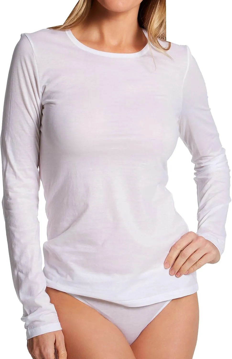 HANRO Women's 71829 Ultralight Long Sleeve Shirt