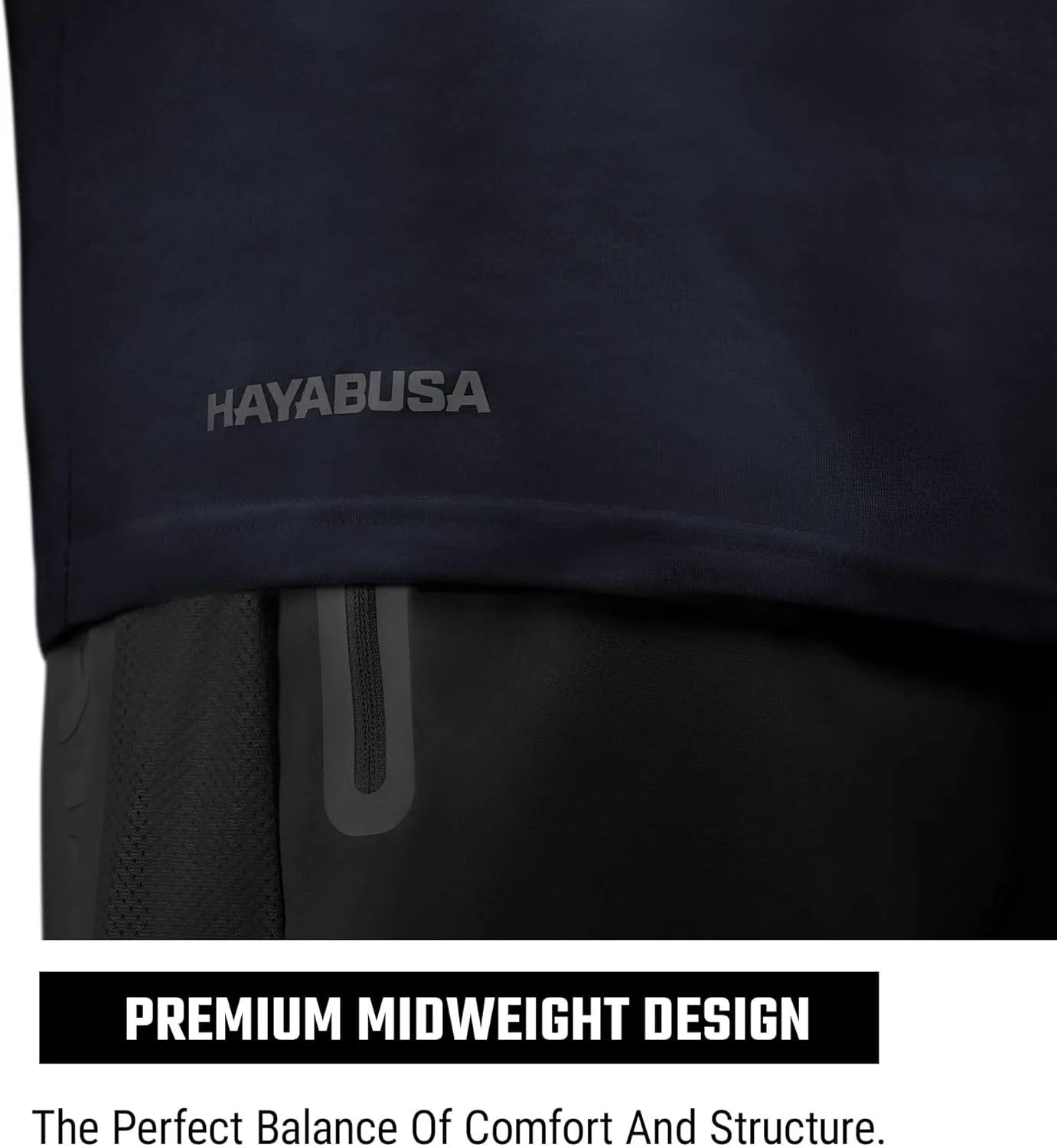 Hayabusa Men's Essential T-Shirt - Logo Graphic, Cotton Blend, Athletic Cut