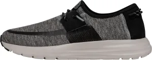 Hey Dude Sirocco Dual Knit Grey Size 9 | Men's Shoes | Men's Casual Sneakers | Comfortable & Light-Weight