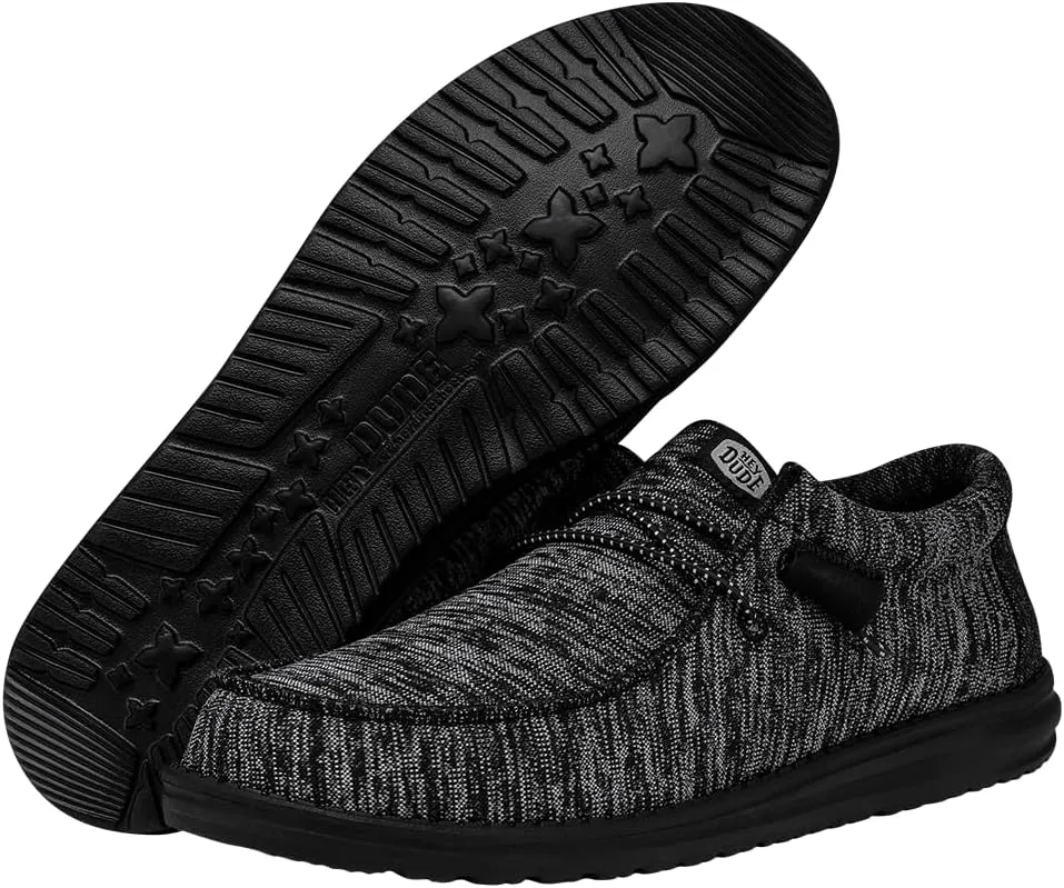 Hey Dude Wally Sport Knit | Men's Loafers | Men's Slip On Shoes | Comfortable & Light Weight