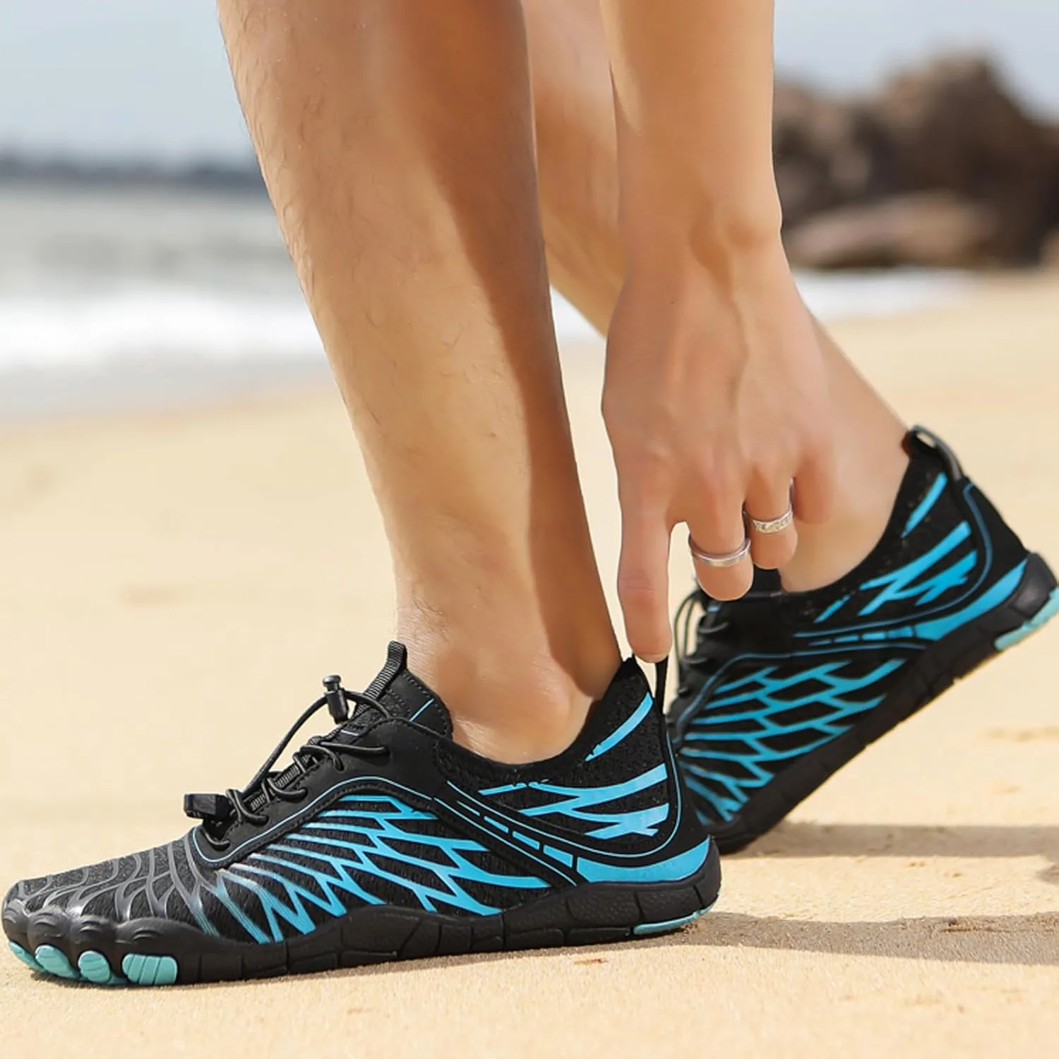 Hike Barefoot Shoes for Women & Men Breathable & Non-Slip Footwear Athletic Wide Toe Water Shoes