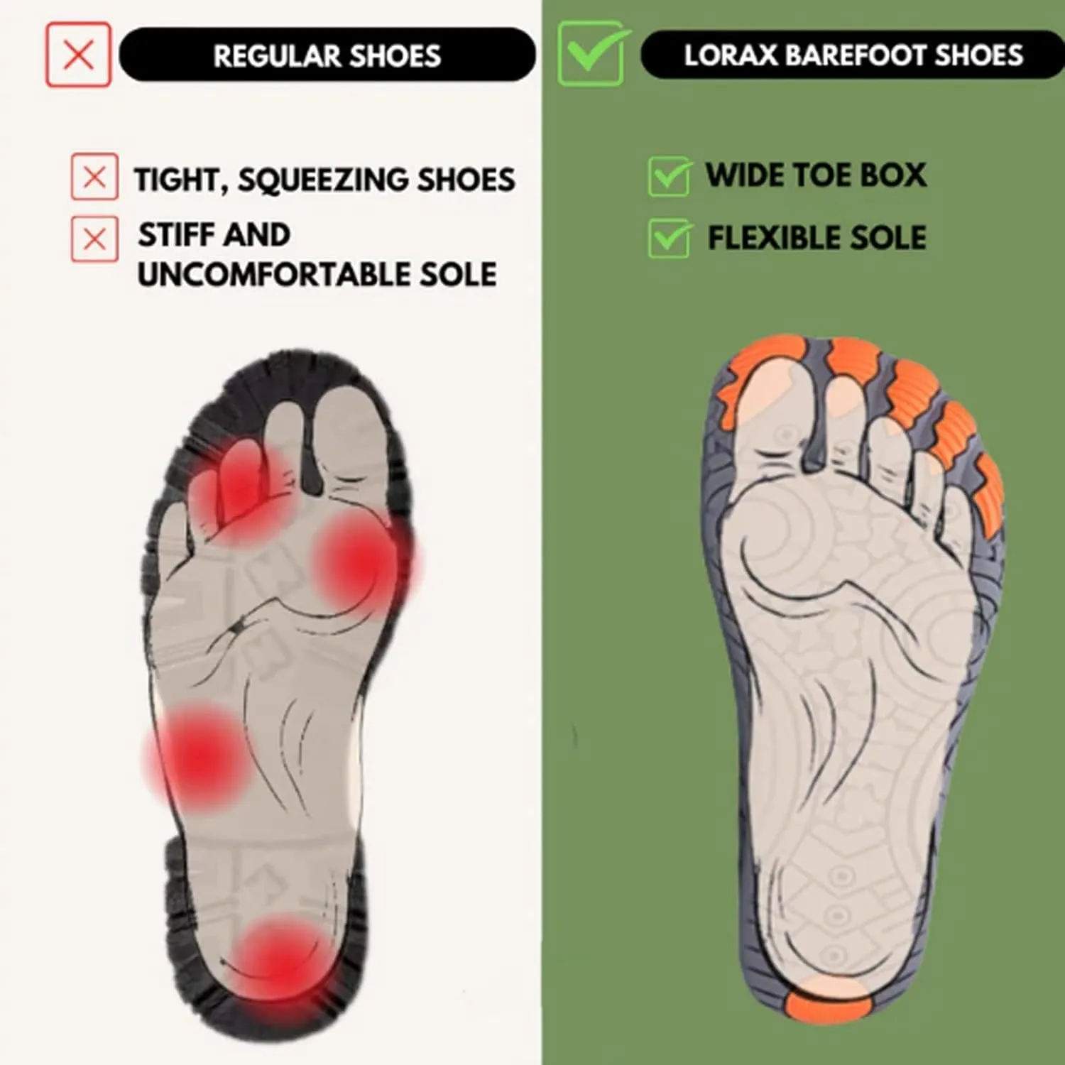 Hike Barefoot Womens Mens, Pro Barefoot Shoes Women, Non-Slip Breathable Quick Dry Athletic Shoe Unisex