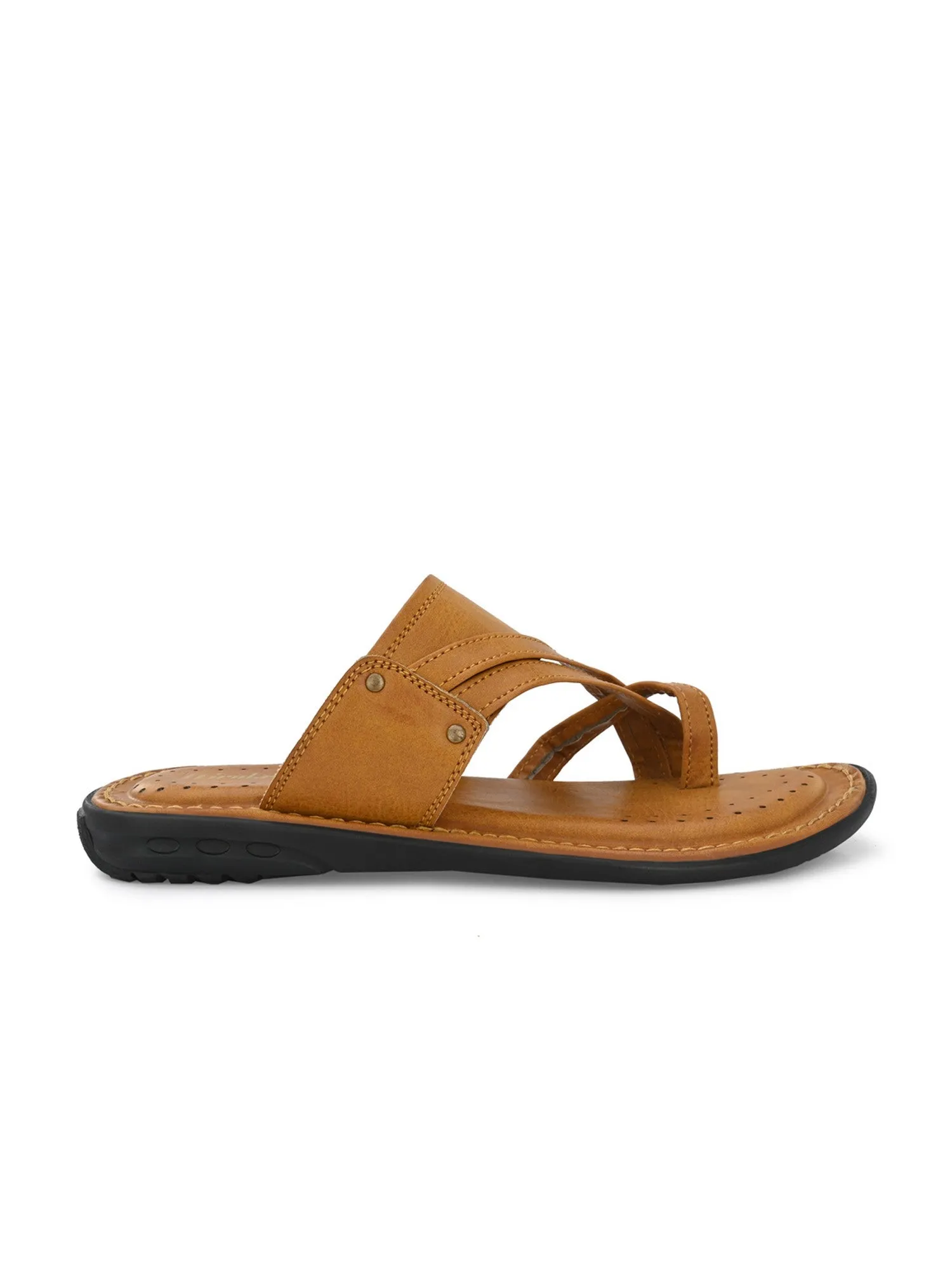Hirolas® Men's Tan Comfortable Office Slippers (HROMSL10TAN)
