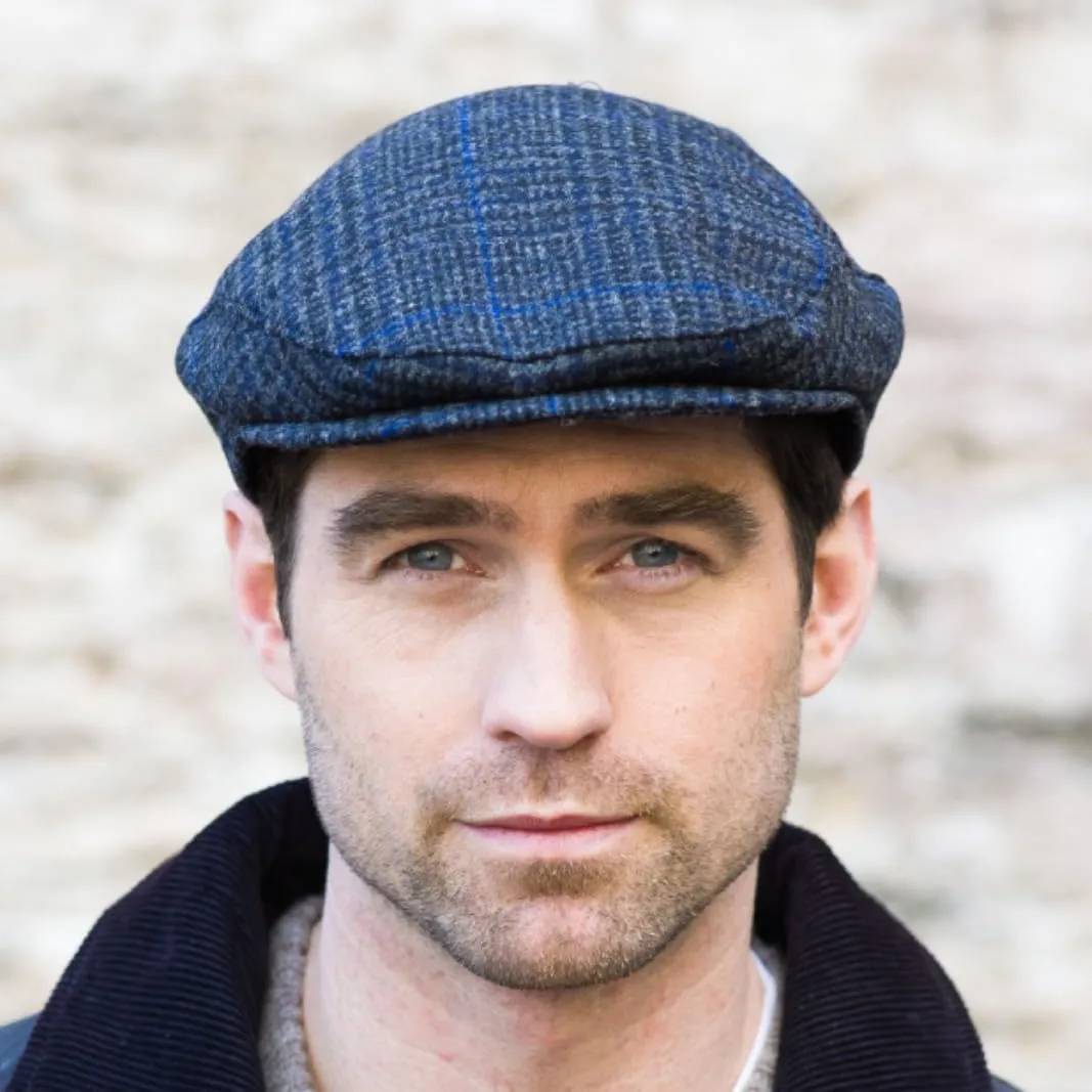 Irish Tweed Trinity Flat Cap, 100% Tweed, Made in Ireland