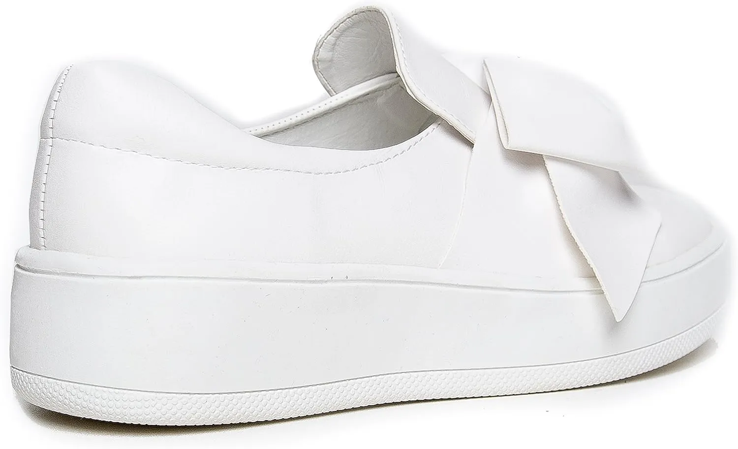 J. Adams Wally Platform Sneakers for Women - Comfortable Slip On Shoes with Bow