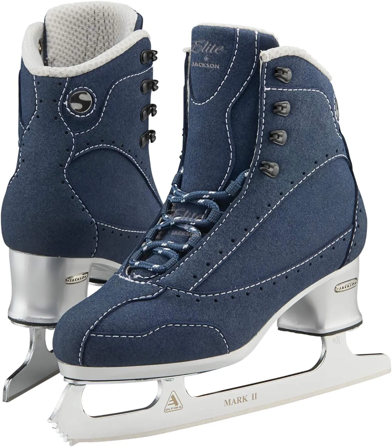 Jackson Ultima Softec Elite Womens/Girls Figure Ice Skates - Womens Size 7, Blue, (ST7200.NA.070)