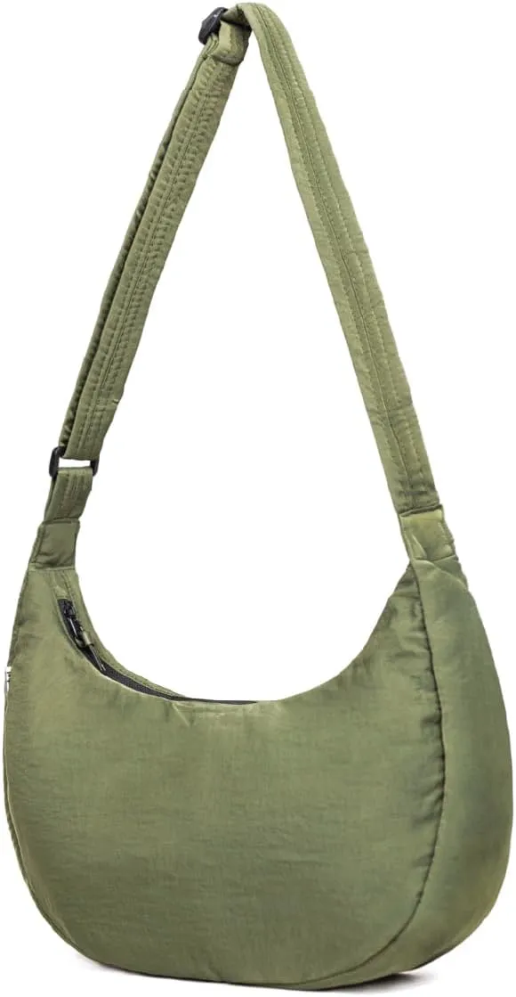 Jadyn Crescent Bag, Large Crossbody for Women – Comfortable, Versatile Anti-Theft Shoulder Bag for Travel, Everyday Use