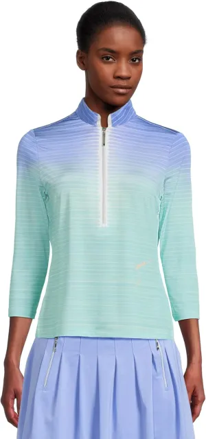 Jamie Sadock Women's Flux Print 3/4 Sleeve Top