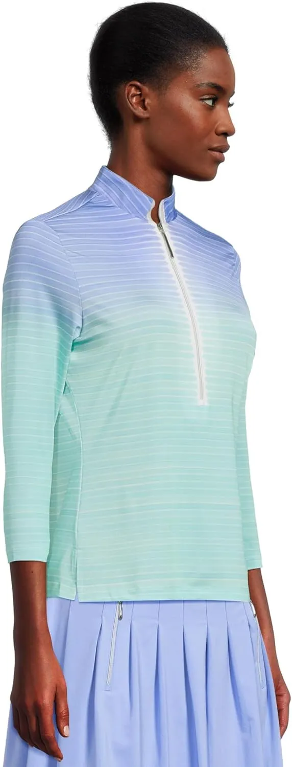 Jamie Sadock Women's Flux Print 3/4 Sleeve Top